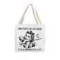 Funny Retro Tote Bag – "Some People Are Like Clouds"