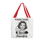 Funny Retro Tote Bag - F#@K THAT Respectfully