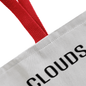 Funny Retro Tote Bag – "Some People Are Like Clouds"