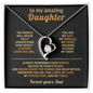 To My Amazing Daughter – Forever Love Necklace from Dad