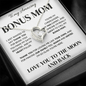 Bonus Mom heart necklace
