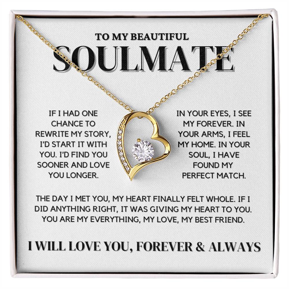 To My Soulmate – Forever Love Necklace