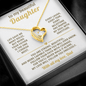 To My Beautiful Daughter – Heart Necklace from Dad