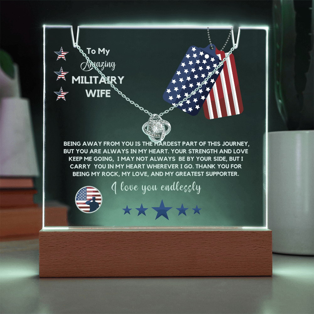 Military Wife Gift β A Timeless Expression of Love and Appreciation π