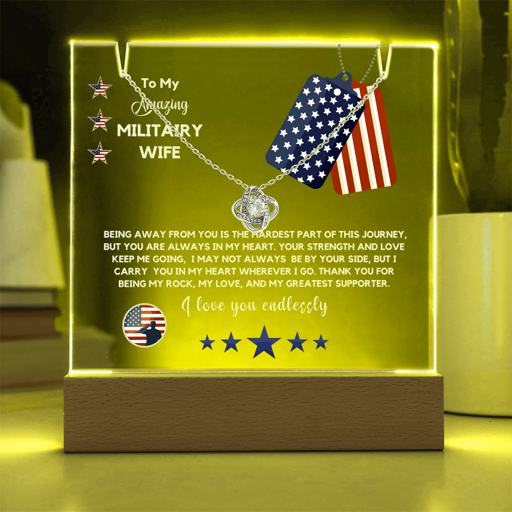 Military Wife Gift β A Timeless Expression of Love and Appreciation π