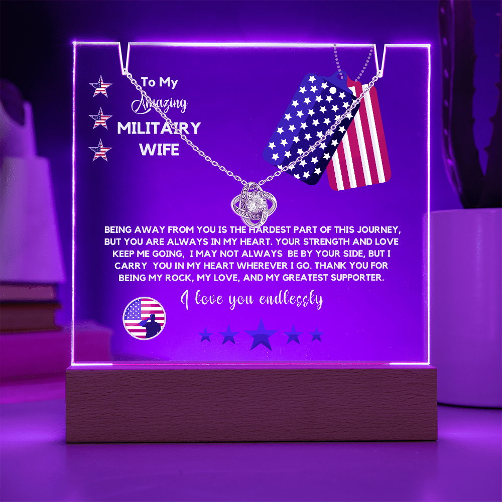 Military Wife Gift β A Timeless Expression of Love and Appreciation π