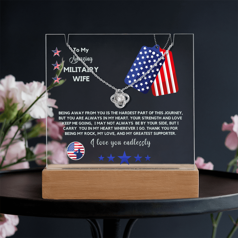 Military Wife Gift β A Timeless Expression of Love and Appreciation π