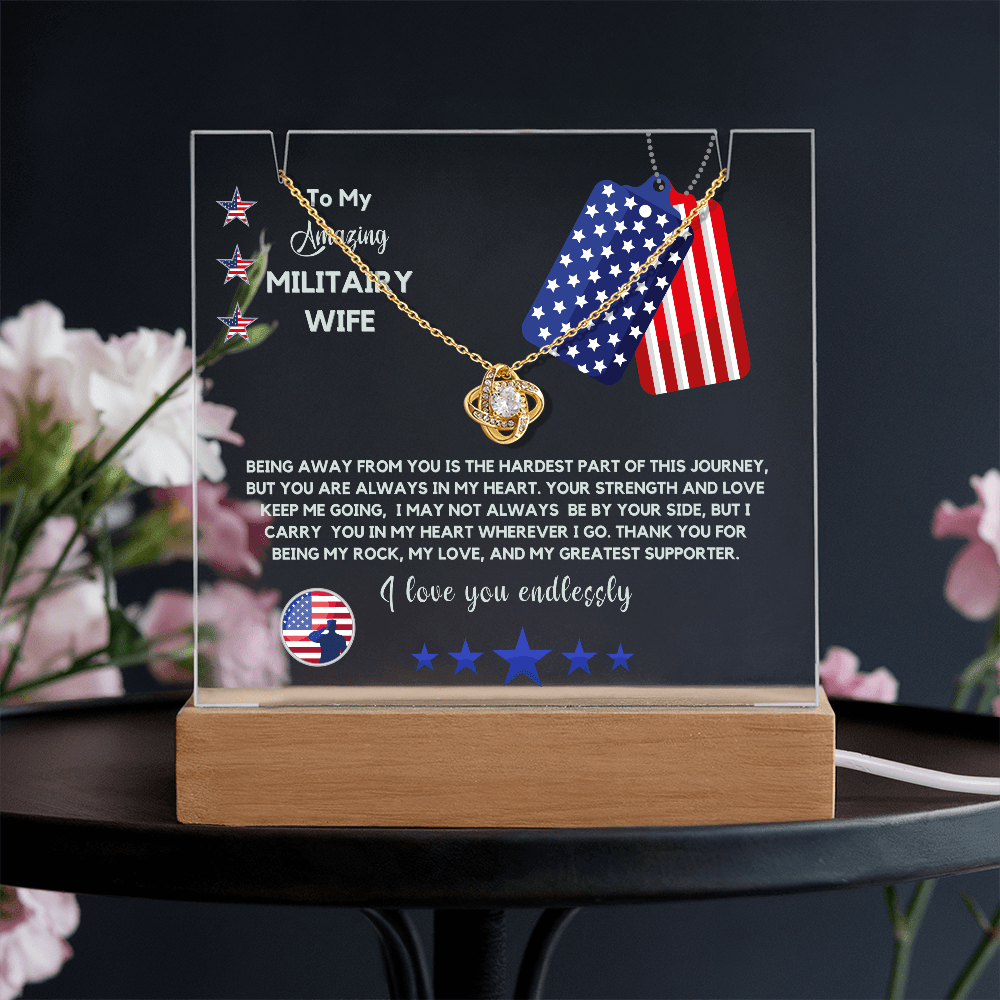 Military Wife Gift β A Timeless Expression of Love and Appreciation π