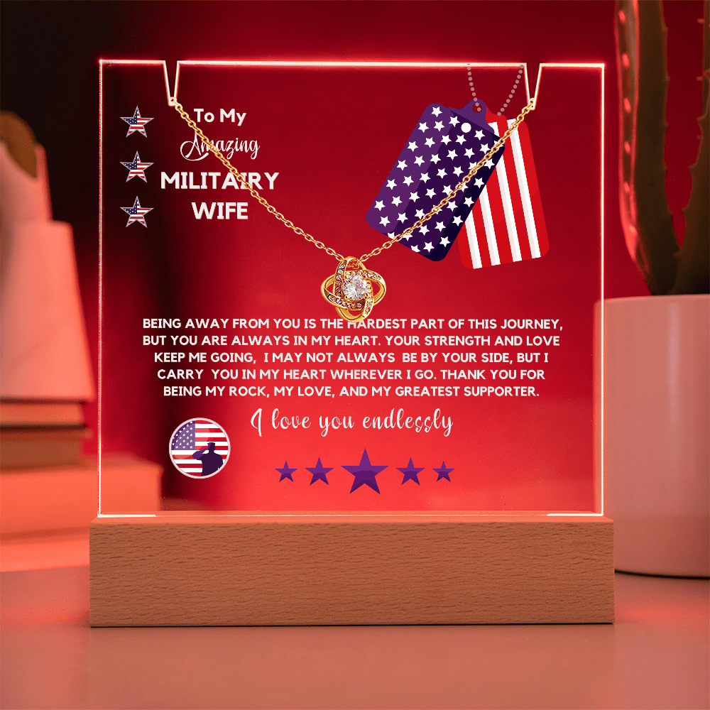Military Wife Gift β A Timeless Expression of Love and Appreciation π