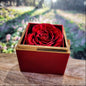 To Mom Love Knot Necklace with Preserved Rose