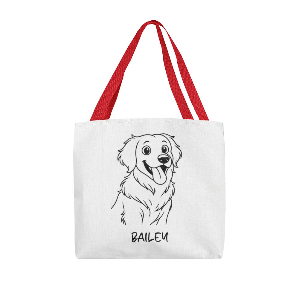 Personalized Pet Illustration Tote Bag Gift