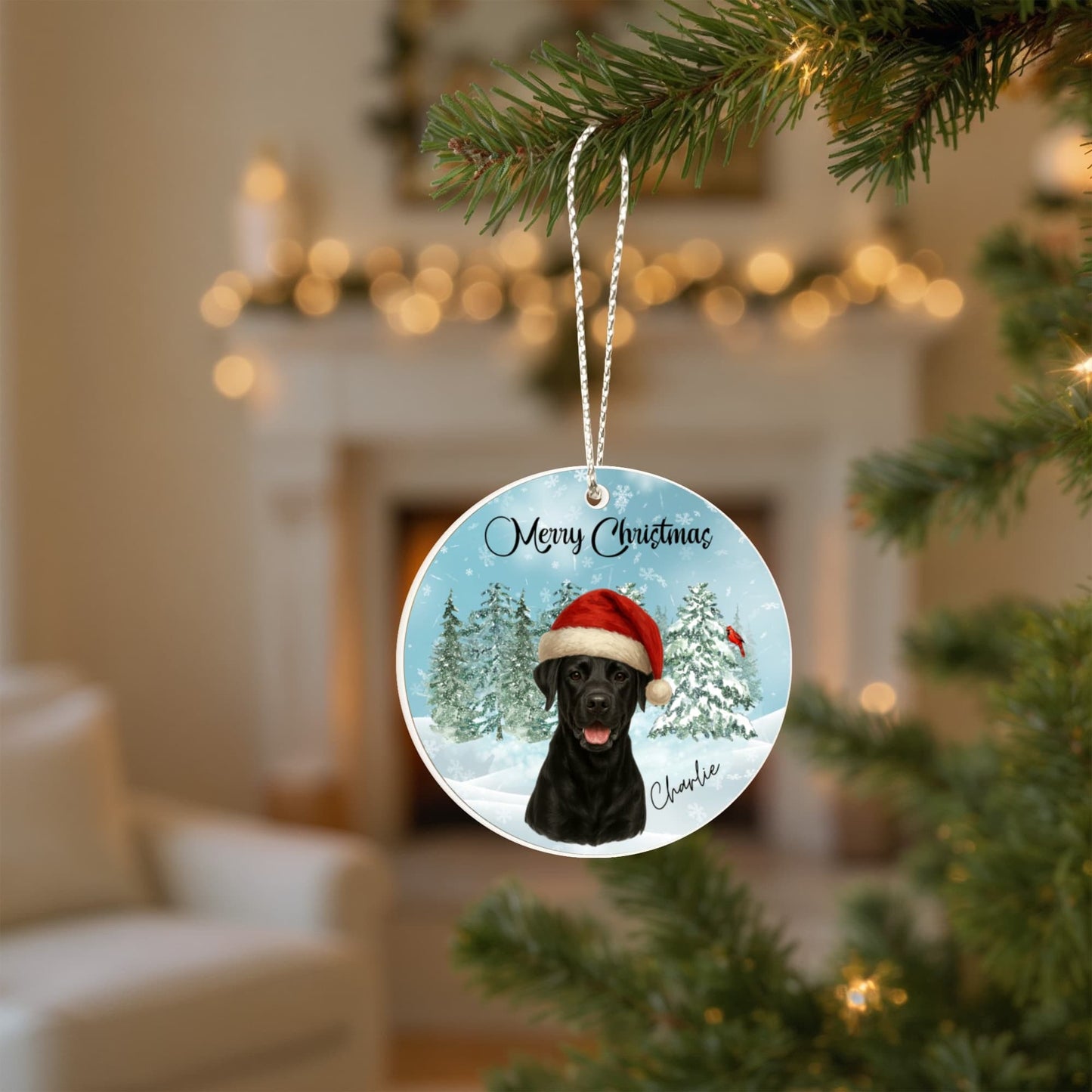 Custom Pet Christmas Ornament