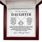 To My Daughter from Dad - Crown Pendant Necklace