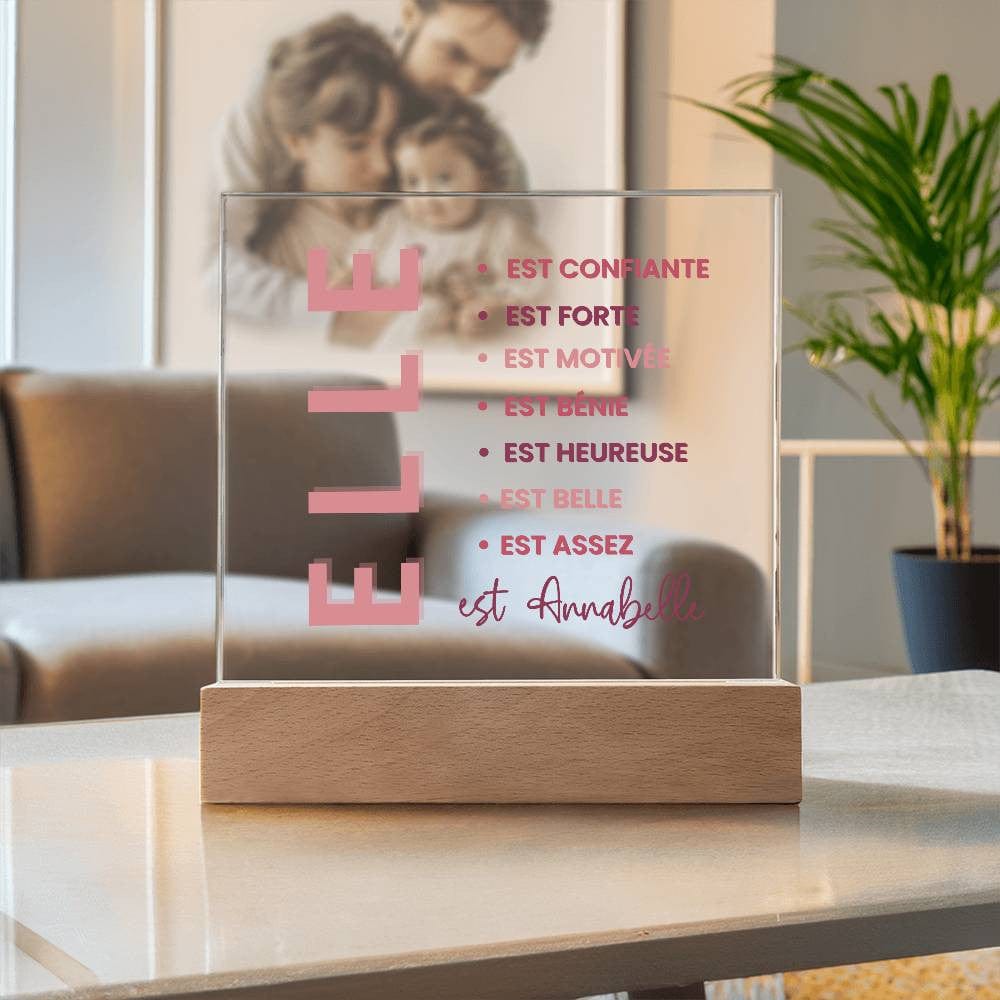 Cadeau de motivation personnalisé | Plaque personnalisée