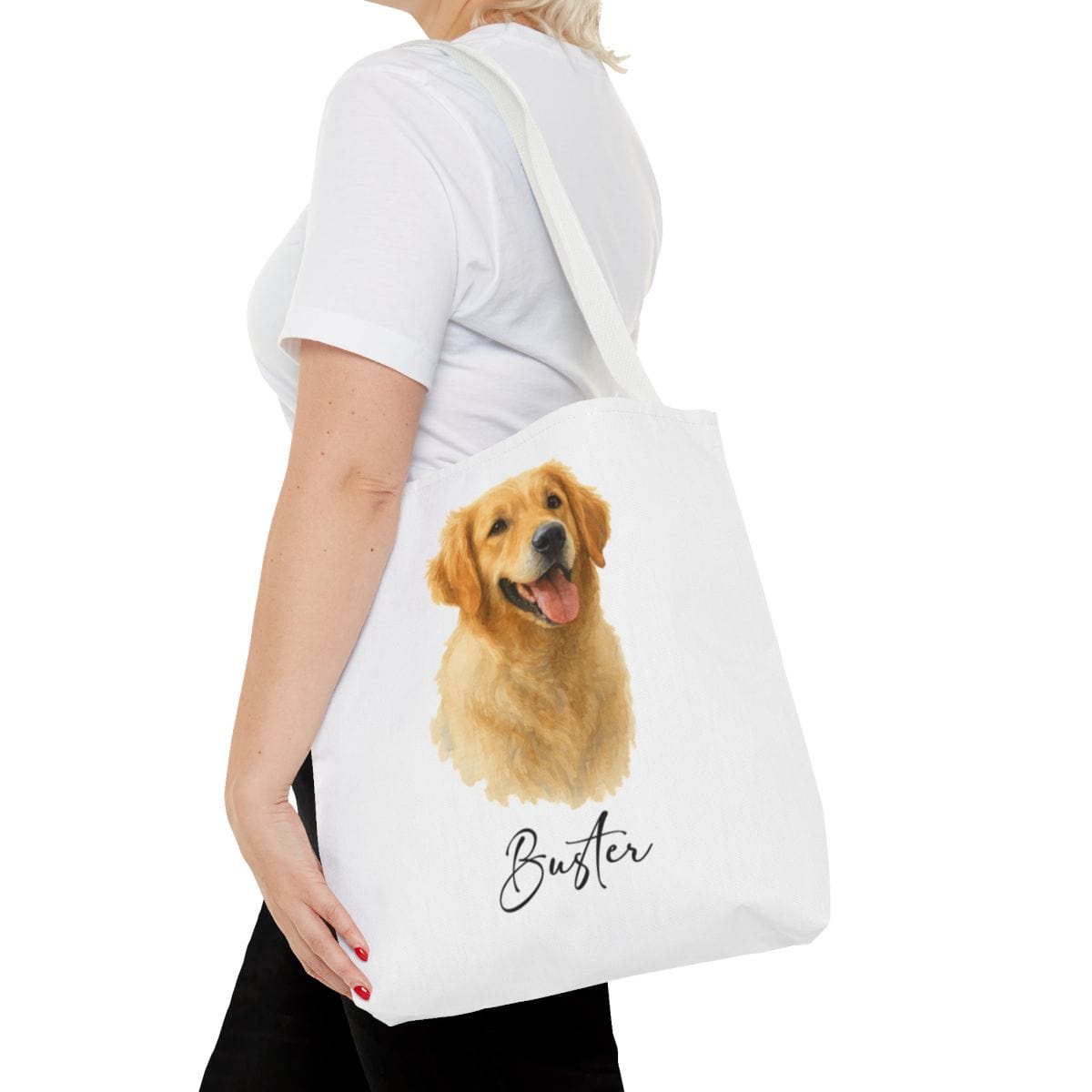 Pet Watercolor Portrait Tote Bag – Personalized