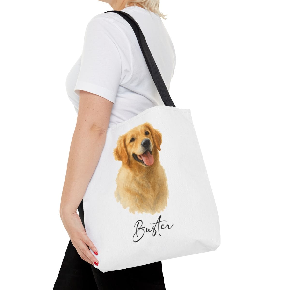 Pet Watercolor Portrait Tote Bag – Personalized