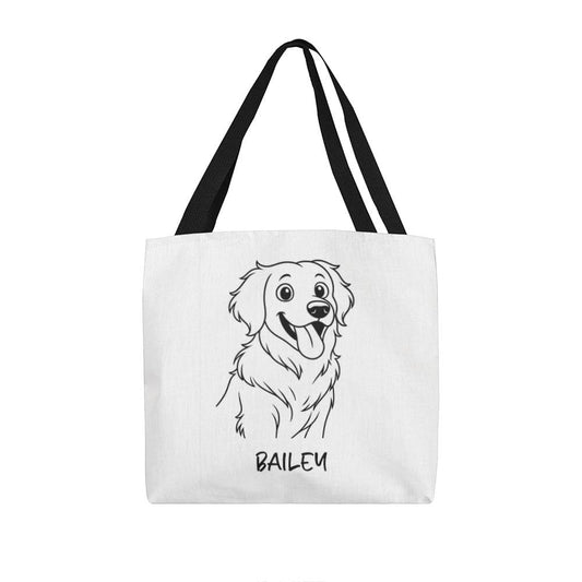 Personalized Pet Illustration Tote Bag Gift
