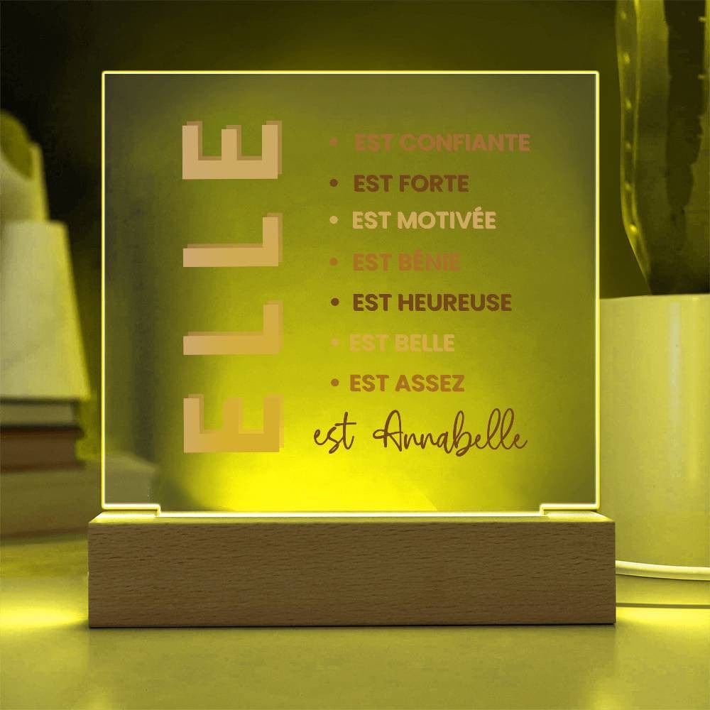 Cadeau de motivation personnalisé | Plaque personnalisée