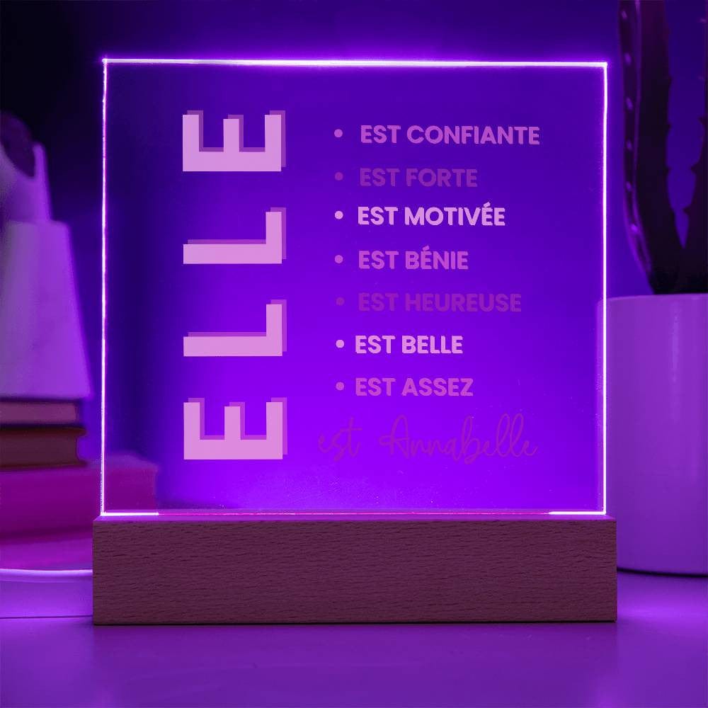 Cadeau de motivation personnalisé | Plaque personnalisée