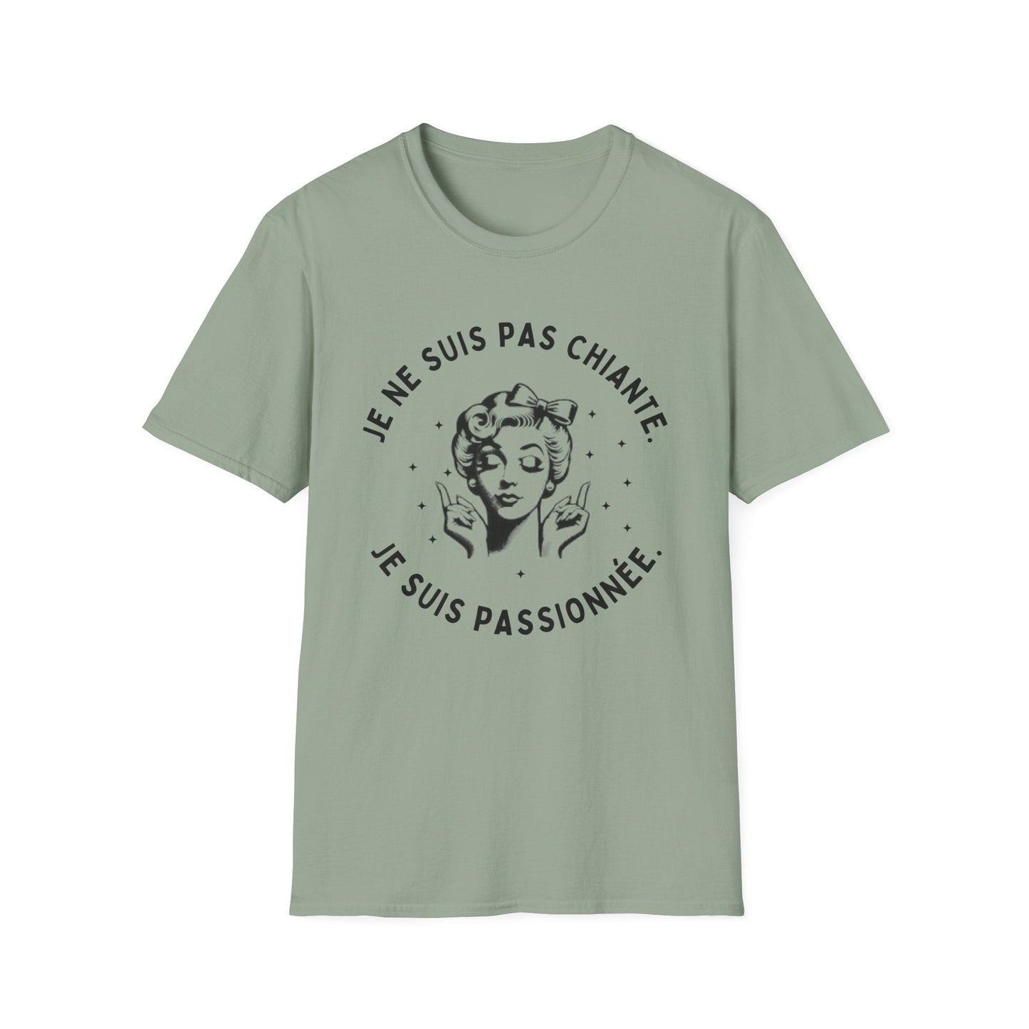 T-Shirt Femme Humour Français – Je Ne Suis Pas Chiante