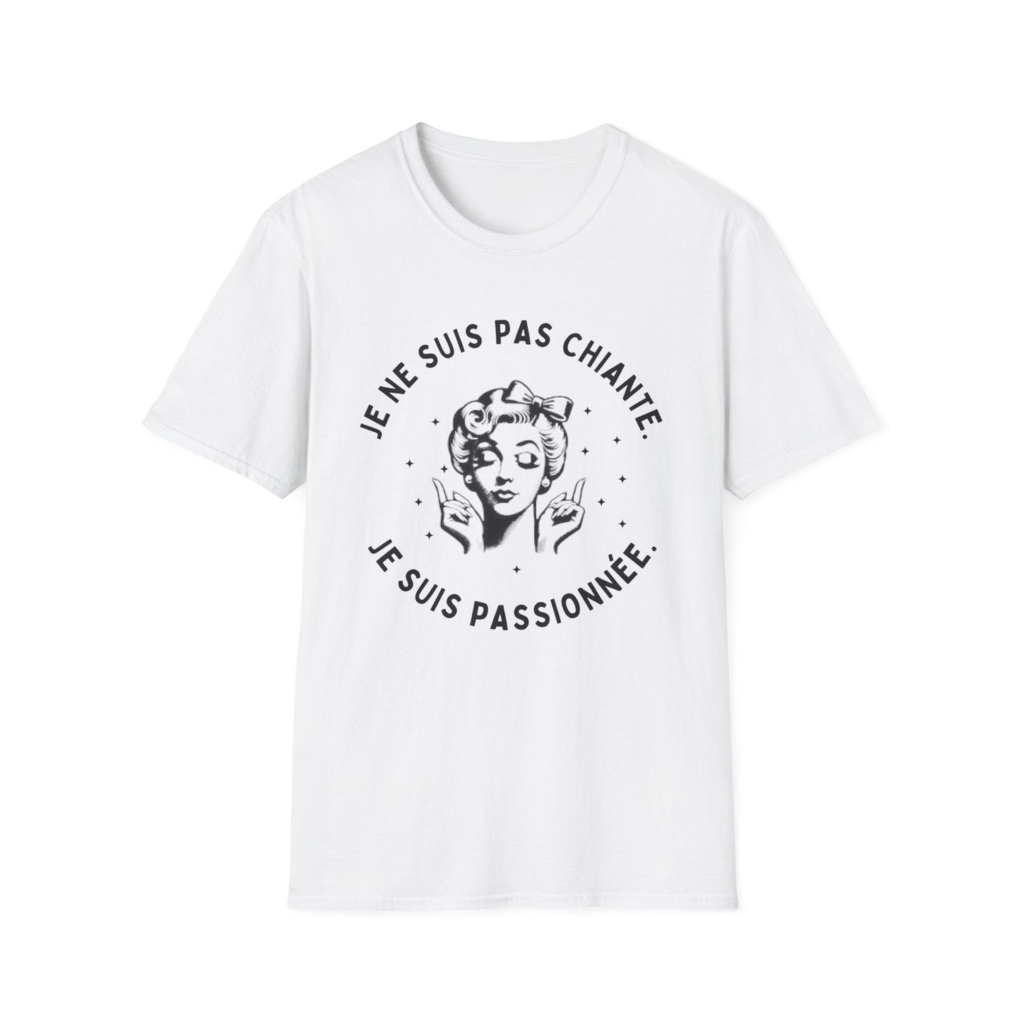 T-Shirt Femme Humour Français – Je Ne Suis Pas Chiante
