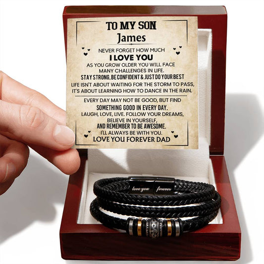 Custom Name & Signature Son Bracelet