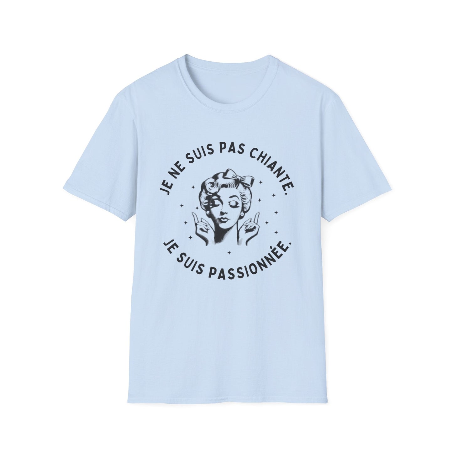 T-Shirt Femme Humour Français – Je Ne Suis Pas Chiante