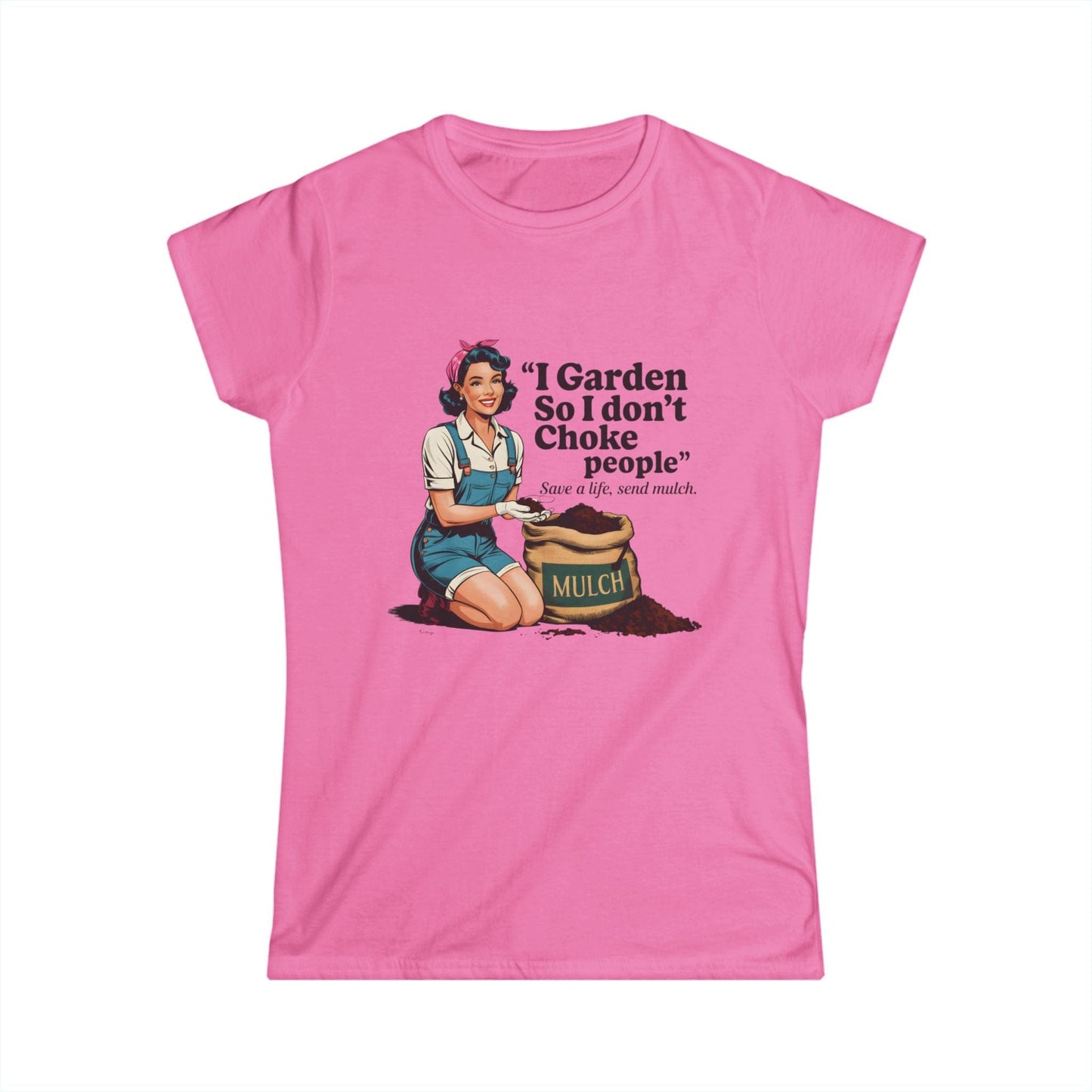 Gardening Humor T-shirt | "I Garden So I Don’t Choke People"