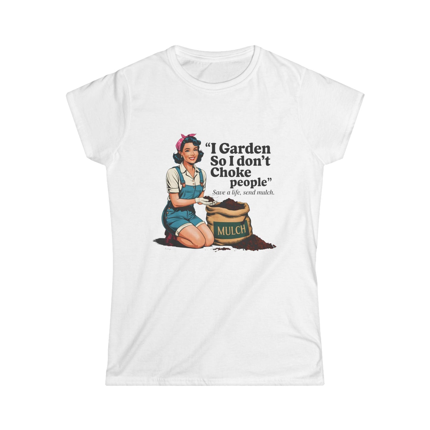 Gardening Humor T-shirt | "I Garden So I Don’t Choke People"