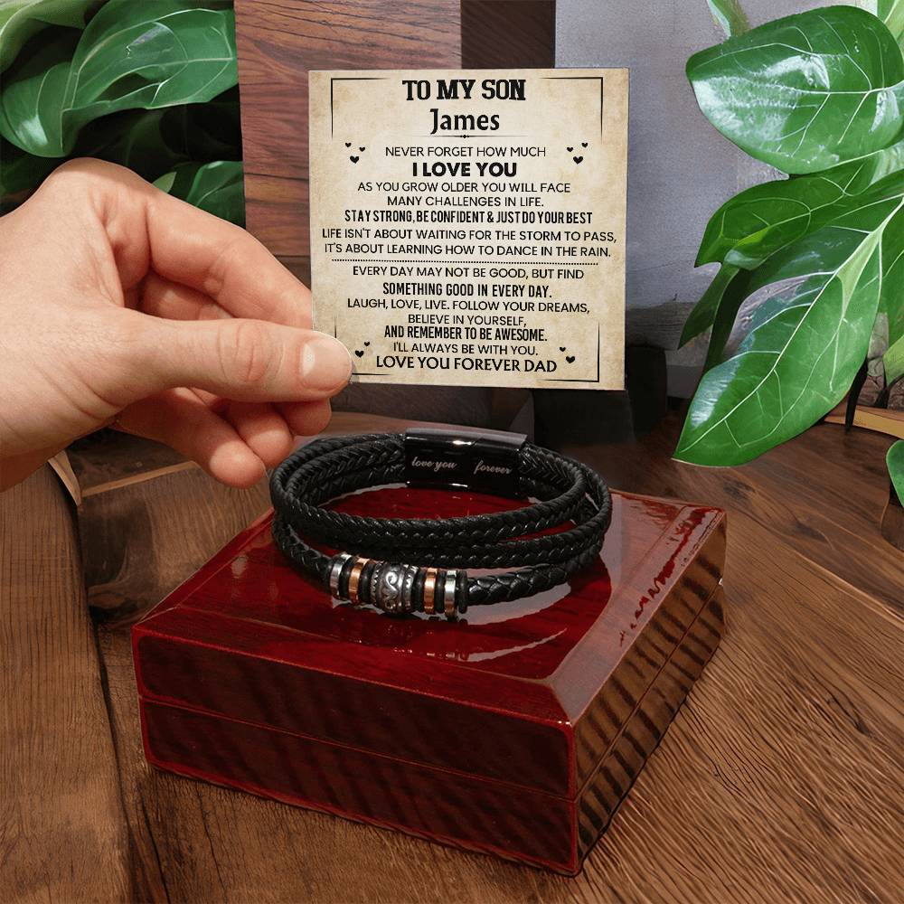 Custom Name & Signature Son Bracelet