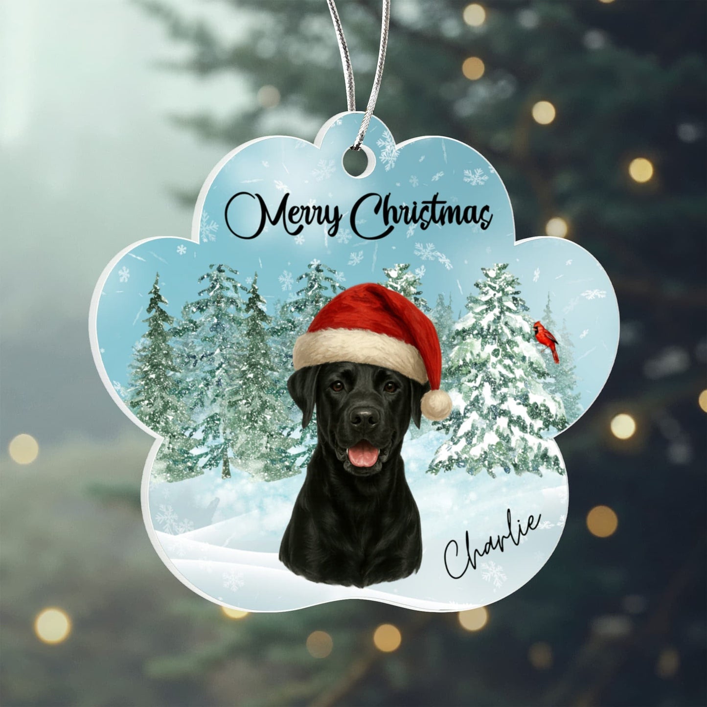 Custom Pet Christmas Ornament