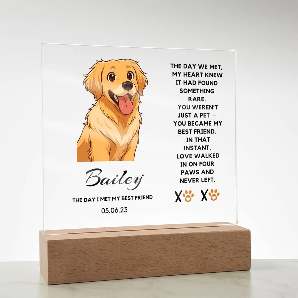 Custom Pet Anime Acrylic Plaque