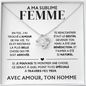 Collier Noeud d'Amour - À Ma Sublime Femme | Message d'Amour