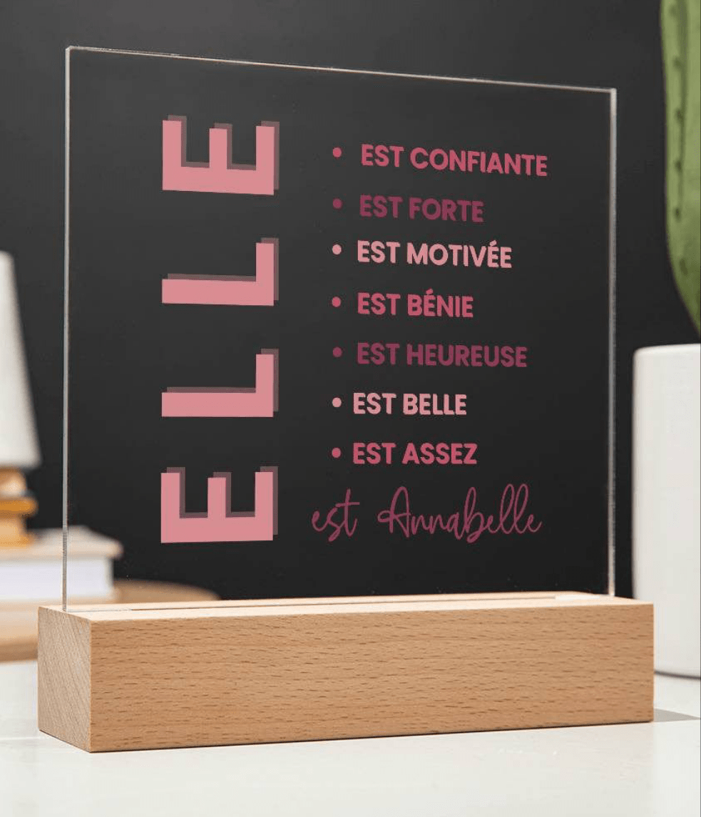 Cadeau de motivation personnalisé | Plaque personnalisée