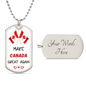 Military Necklace "Make Canada Great Again" - Show Your Canadian Pride