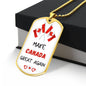 Military Necklace "Make Canada Great Again" - Show Your Canadian Pride