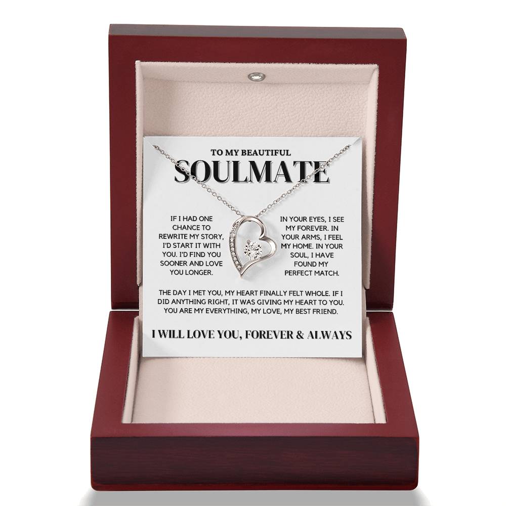 To My Soulmate – Forever Love Necklace