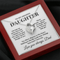 To My Daughter From Dad – Heart Necklace