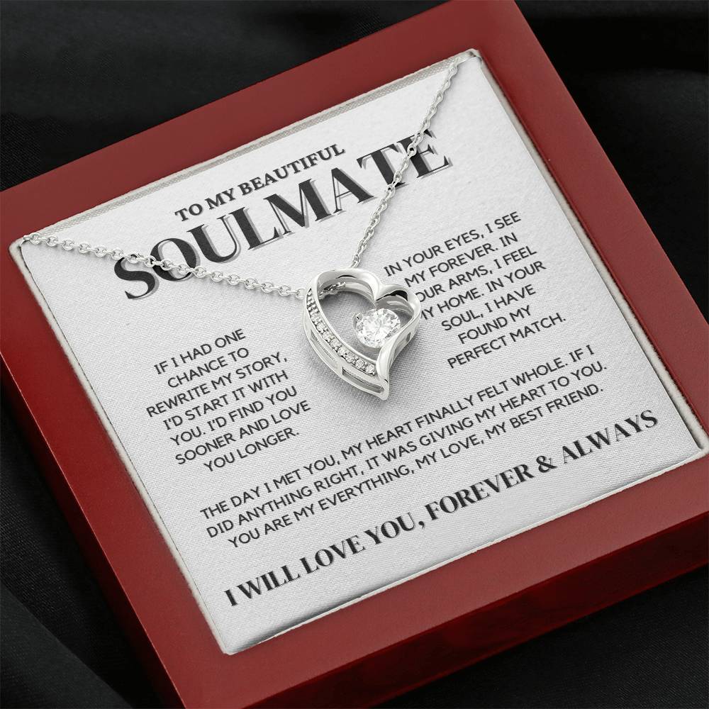 To My Soulmate – Forever Love Necklace