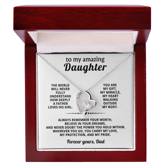 To My Daughter – Forever Love Necklace from Dad