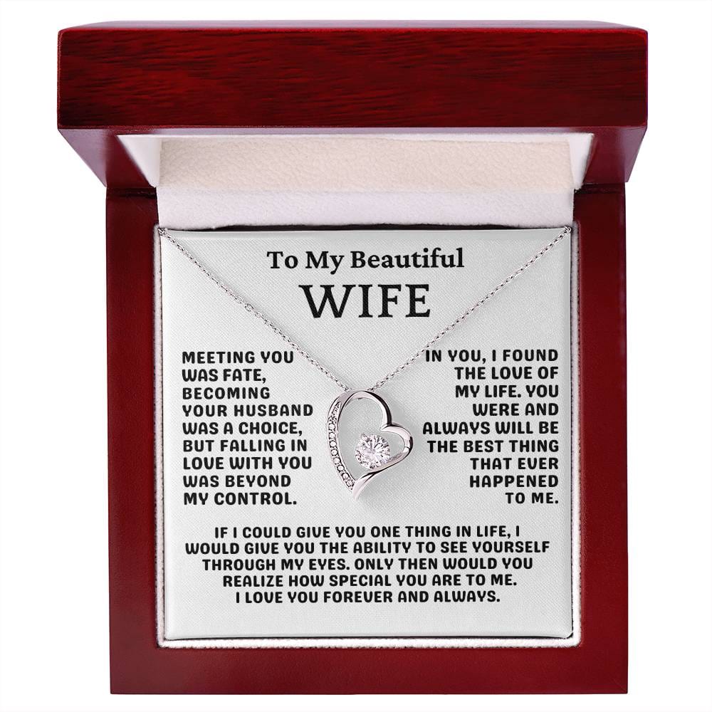 To My Wife Necklace | For Wife Birthday | Gift For Wife Anniversary