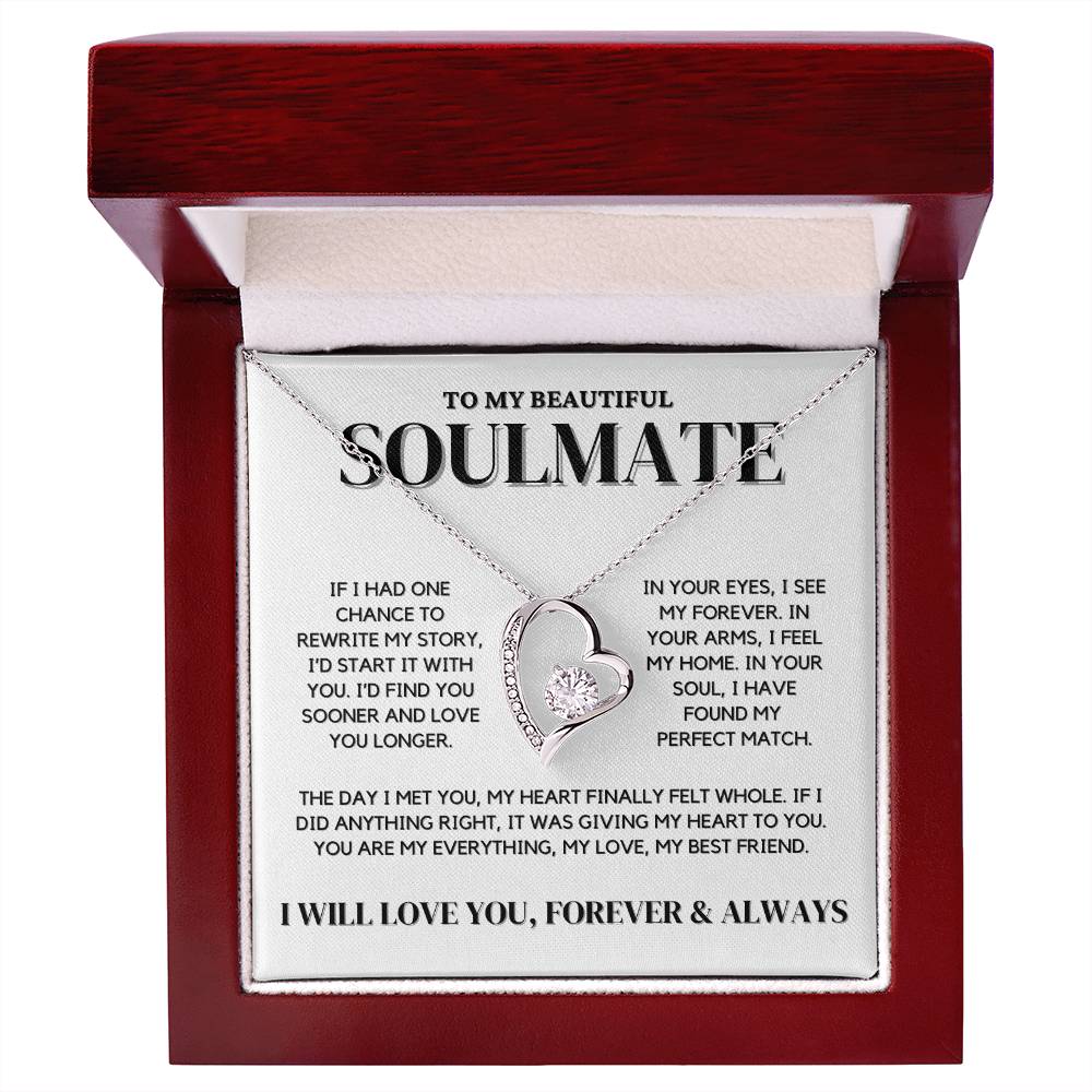 To My Soulmate – Forever Love Necklace