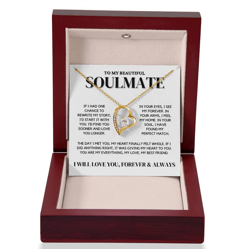 To My Soulmate – Forever Love Necklace