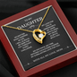 Forever Love Necklace for Daughter from Mom