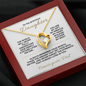 You Are My Miracle – Heart Necklace from Dad