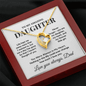To My Daughter From Dad – Heart Necklace