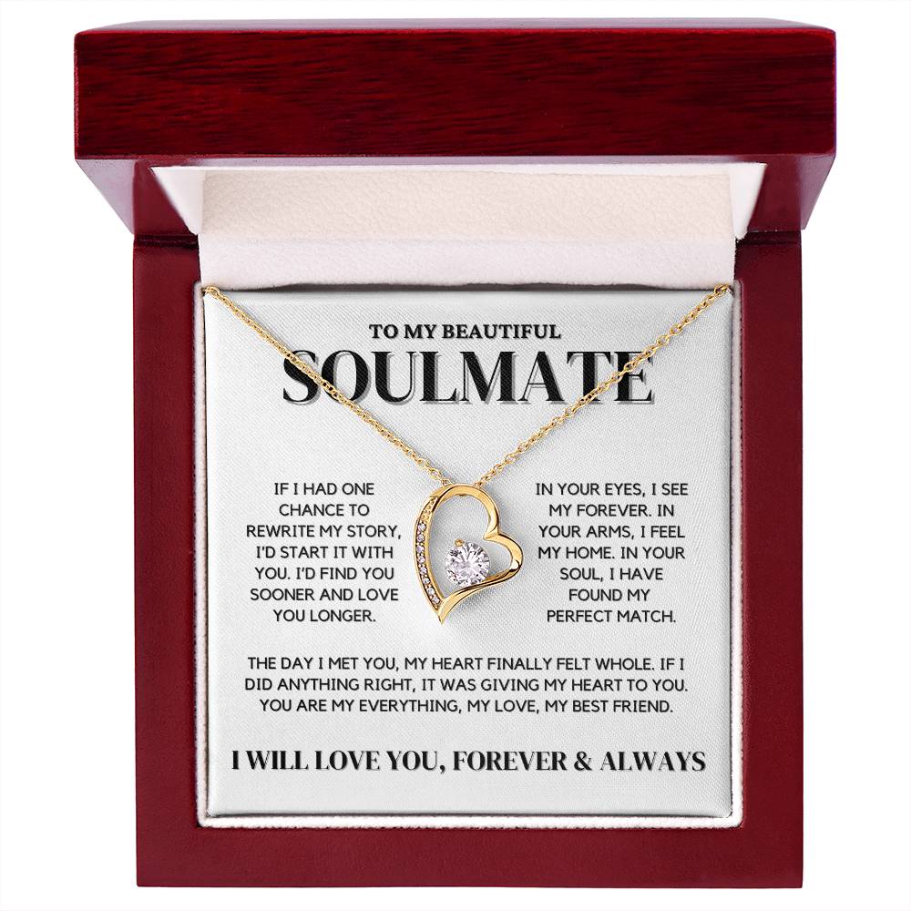 To My Soulmate – Forever Love Necklace