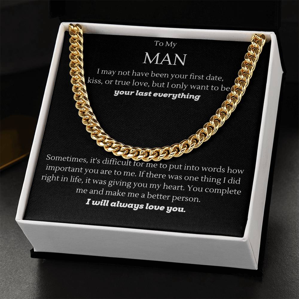 Cuban Link Chain For My Man - Boyfriend