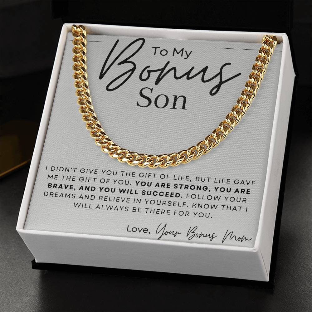 Stepson - Bonus Son Gift - Cuban Link Chain