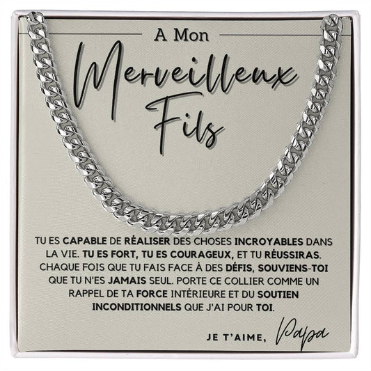 Collier A Mon Merveilleux Fils